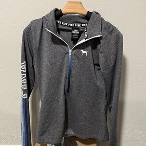 Victoria's Secret Gray and Blue Varsity Jacket
